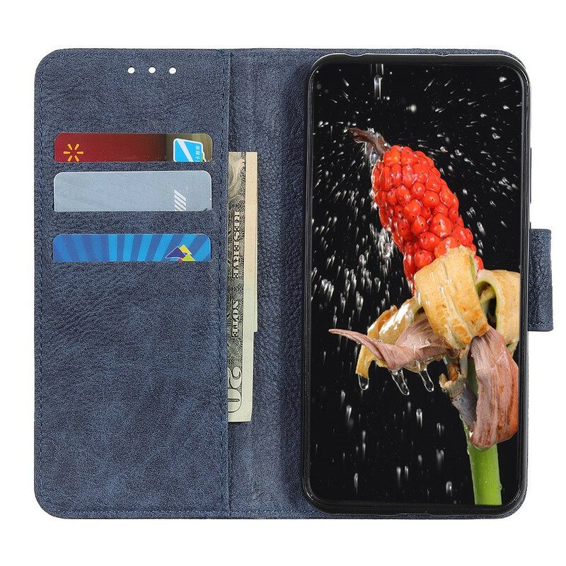 Κάλυμμα Xiaomi Redmi Note 9S / 9 Pro Litchi Ultra Faux Leather