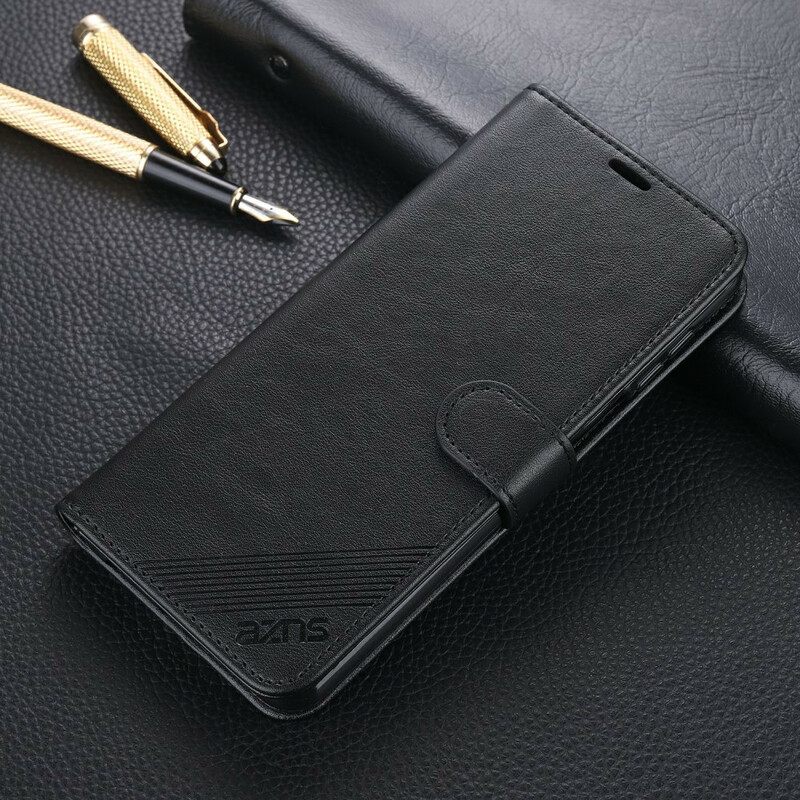 Θήκη Flip Xiaomi Redmi Note 9S / 9 Pro Azns Faux Leather