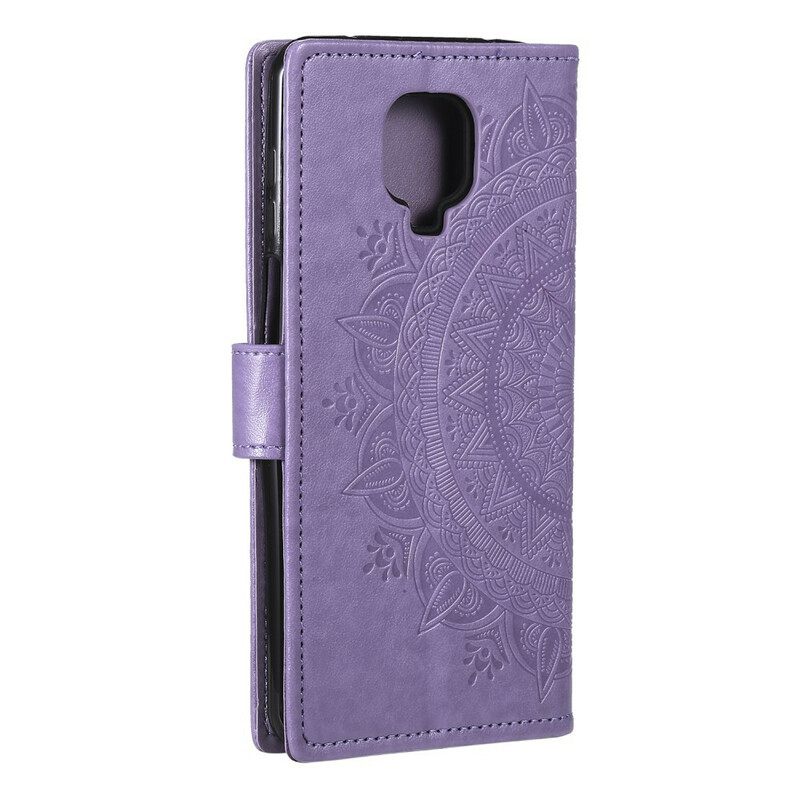 Θήκη Flip Xiaomi Redmi Note 9S / 9 Pro Sun Mandala