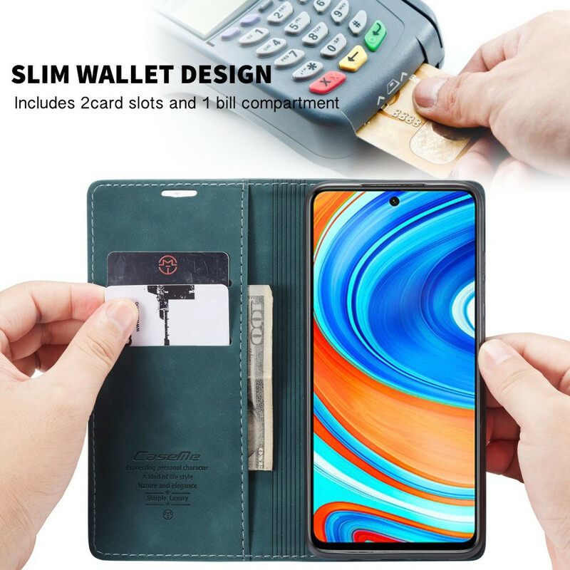 θηκη κινητου Xiaomi Redmi Note 9S / 9 Pro Θήκη Flip Caseme Faux Δέρμα