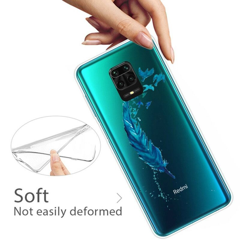 Θήκη Xiaomi Redmi Note 9S / 9 Pro Όμορφο Μπλε Φτερό