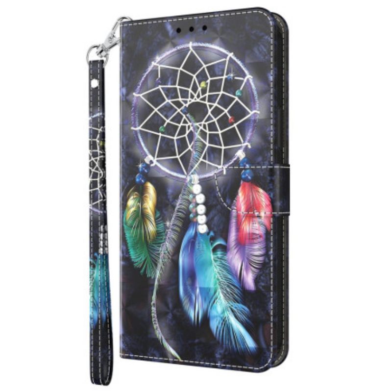 δερματινη θηκη Samsung Galaxy A14 / A14 5G με κορδονι Strap Dream Catcher