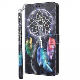 δερματινη θηκη Samsung Galaxy A14 / A14 5G με κορδονι Strap Dream Catcher