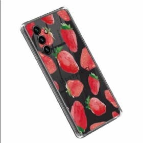 θηκη κινητου Samsung Galaxy A14 / A14 5G Φράουλες Χωρίς Ραφή