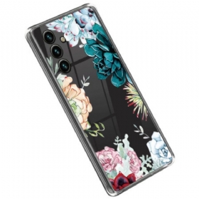 Θήκη Samsung Galaxy A14 / A14 5G Άνευ Ραφής Μπουκέτο Λουλούδια