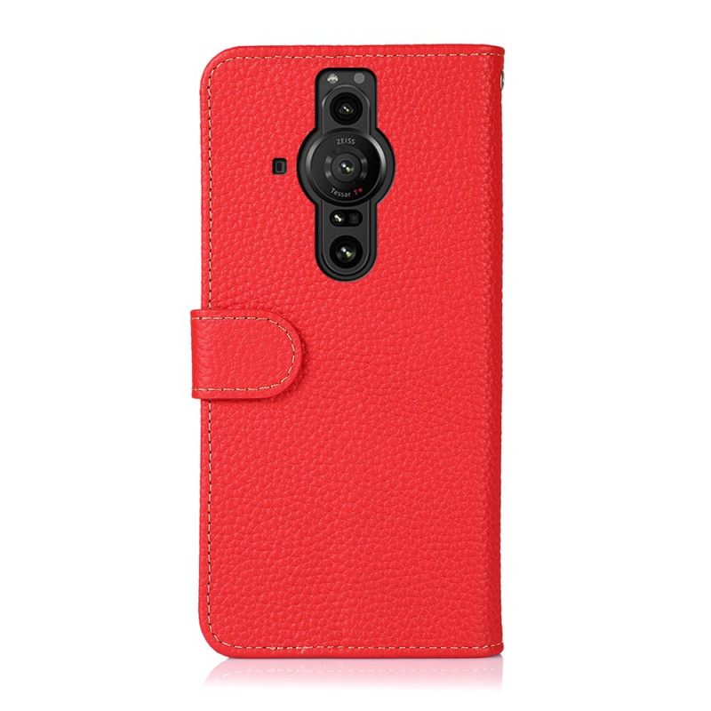 Κάλυμμα Sony Xperia Pro-I Khazneh Lychee Leather