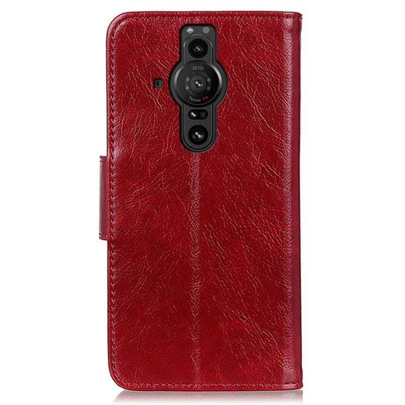 Κάλυμμα Sony Xperia Pro-I Split Nappa Leather