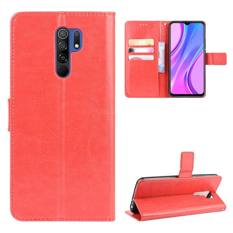 Κάλυμμα Xiaomi Redmi 9 Λαμπερό Ψεύτικο Δέρμα