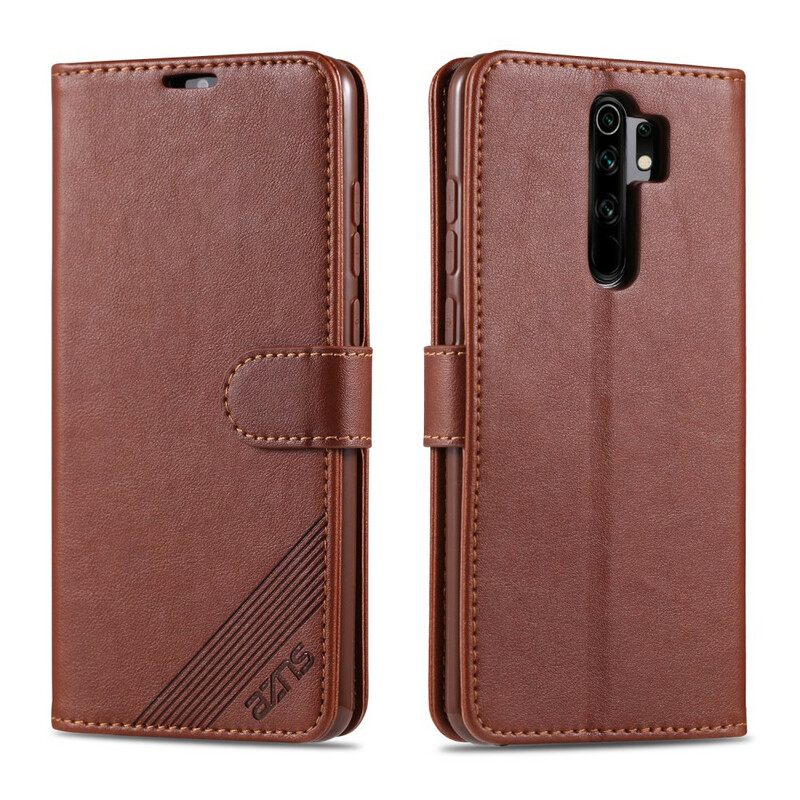 Θήκη Flip Xiaomi Redmi 9 Azns Faux Leather