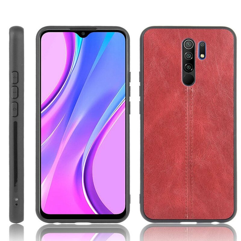 θηκη κινητου Xiaomi Redmi 9 Couture Δερμάτινο Εφέ