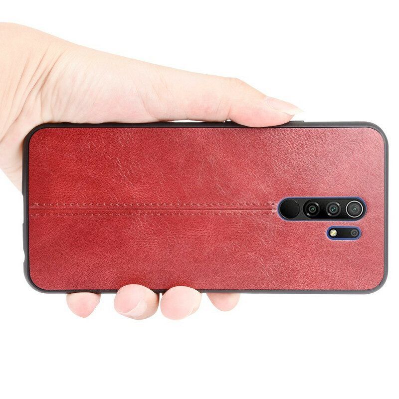 θηκη κινητου Xiaomi Redmi 9 Couture Δερμάτινο Εφέ