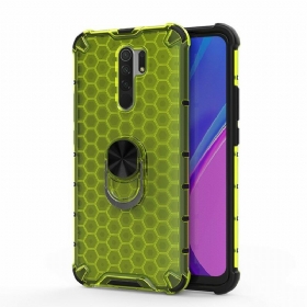 θηκη κινητου Xiaomi Redmi 9 Στυλ Κηρήθρας Και Δαχτυλιδιού