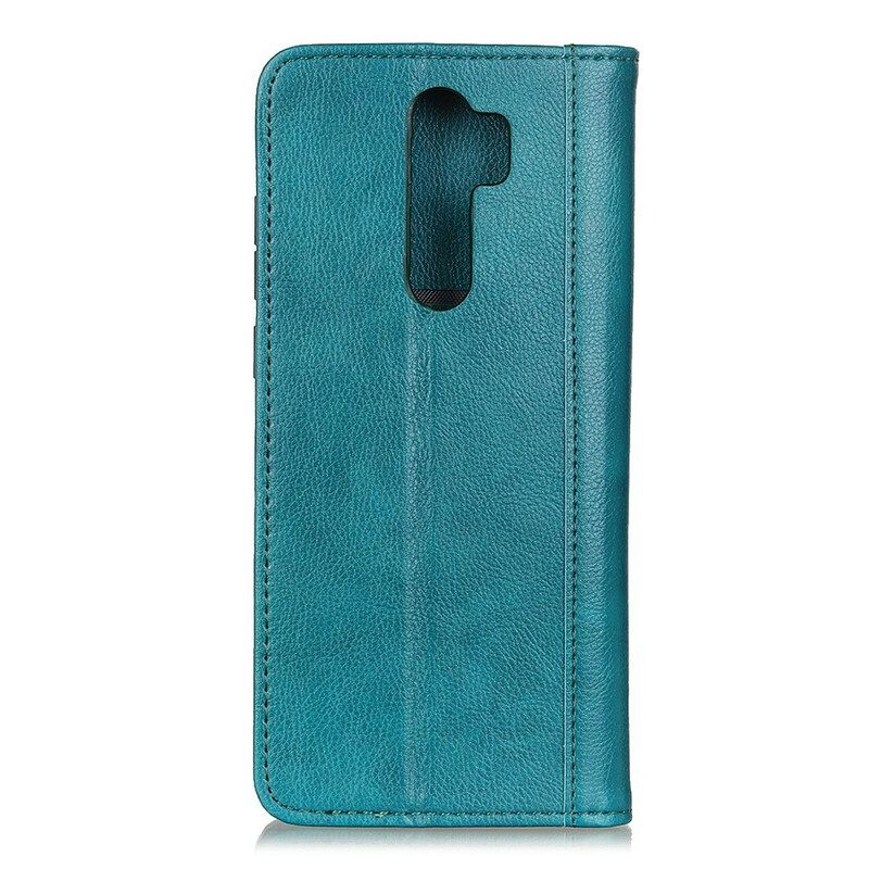 θηκη κινητου Xiaomi Redmi 9 Θήκη Flip Έκδοση Litchi Split Leather