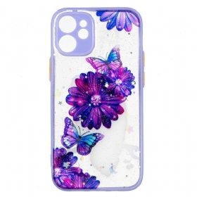 Θήκη iPhone 12 Mini Floral Butterfly Hybrid