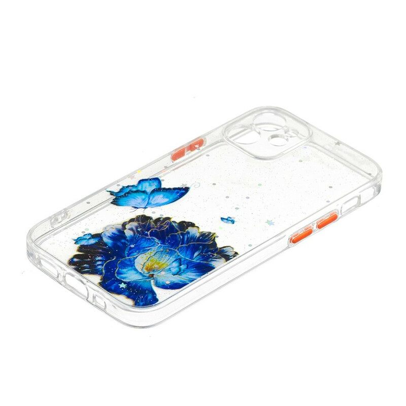 Θήκη iPhone 12 Mini Floral Butterfly Hybrid