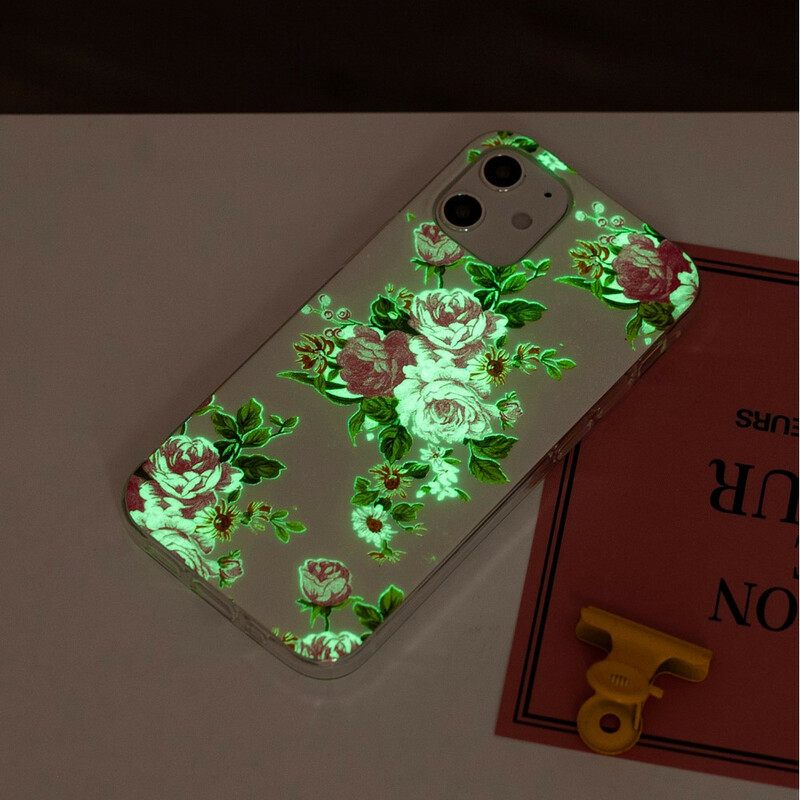 Θήκη iPhone 12 Mini Fluorescent Liberty Flowers