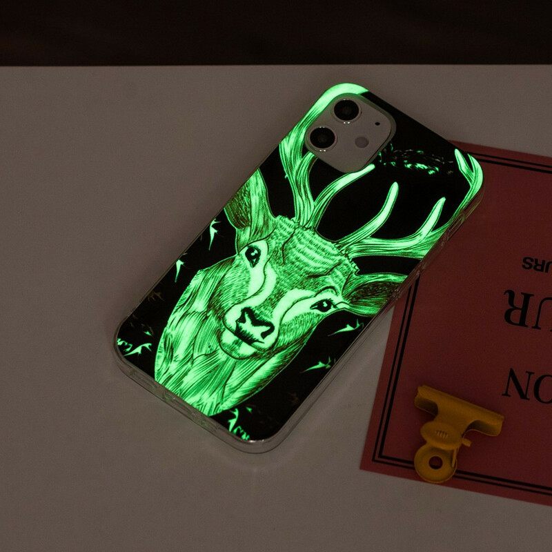 Θήκη iPhone 12 Mini Fluorescent Majestic Deer