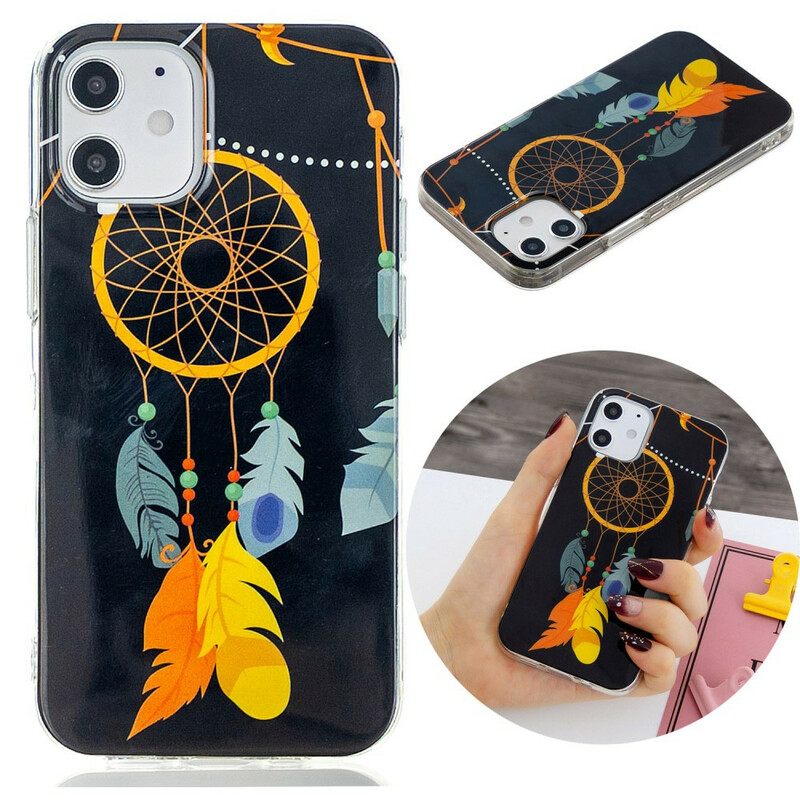 Θήκη iPhone 12 Mini Μοναδικό Fluorescent Dream Catcher