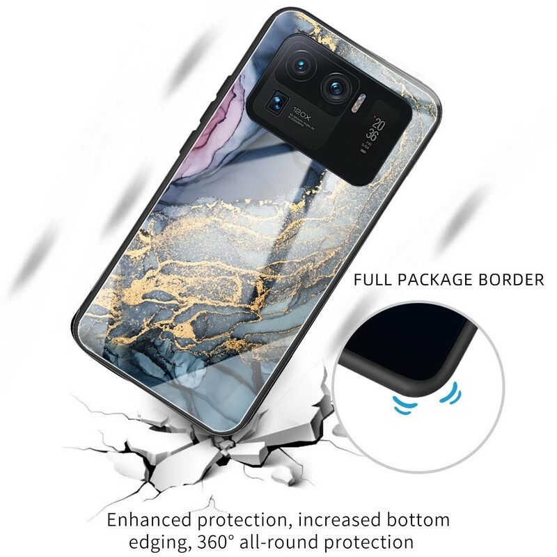 Θήκη Xiaomi Mi 11 Ultra Ακουαρέλα Μάρμαρο Tempered Glass