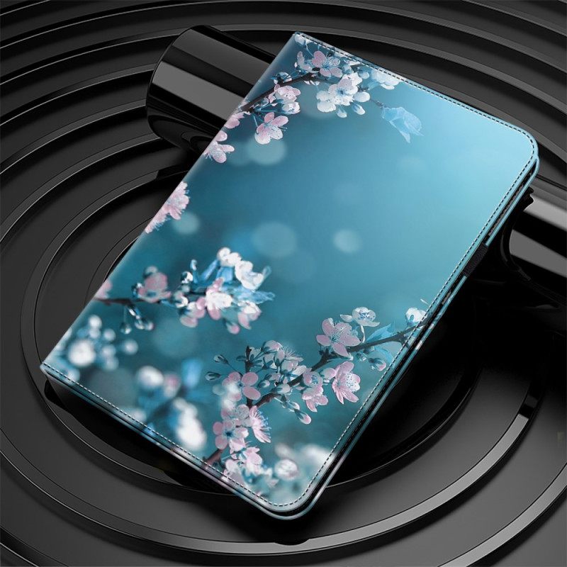 Δερματινη Θηκη Samsung Galaxy Tab S9 Fe Plus Plum Blossoms