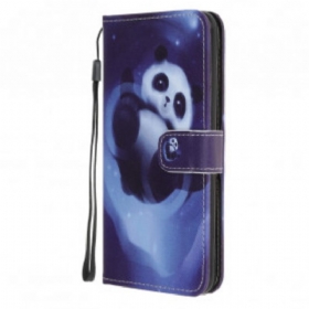 Κάλυμμα Samsung Galaxy A22 5G με κορδονι Panda Space Με Κορδόνι