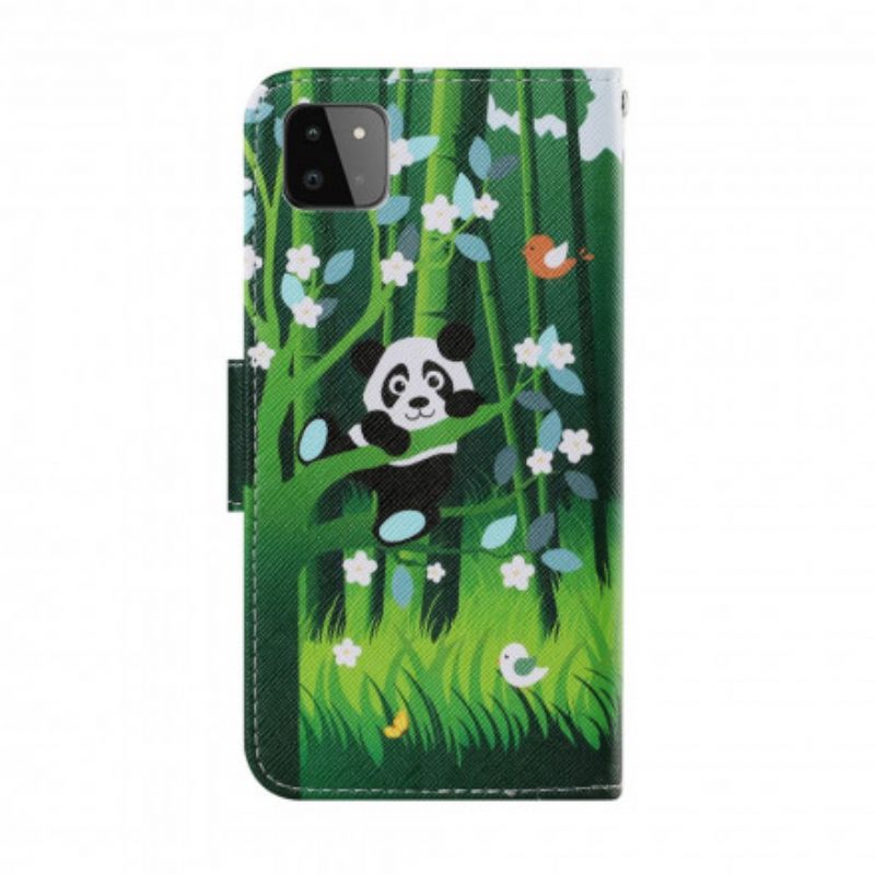 Κάλυμμα Samsung Galaxy A22 5G Panda Walk