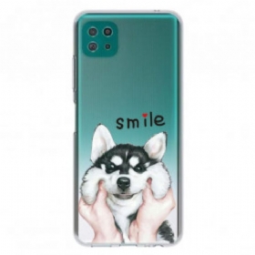 θηκη κινητου Samsung Galaxy A22 5G Χαμογελαστος Σκυλος