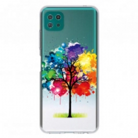 Θήκη Samsung Galaxy A22 5G Άνευ Ραφής Δέντρο Ακουαρέλας