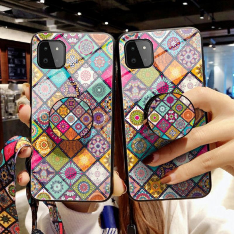 Θήκη Samsung Galaxy A22 5G Μαγνητική Θήκη Patchwork