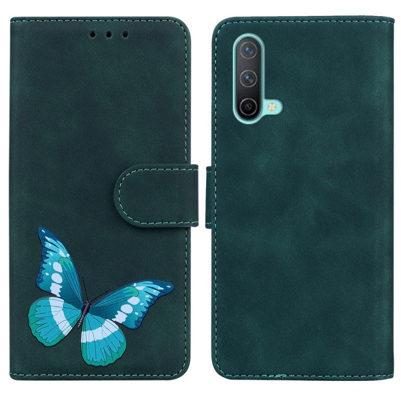 δερματινη θηκη OnePlus Nord CE 5G Skin-touch Butterfly