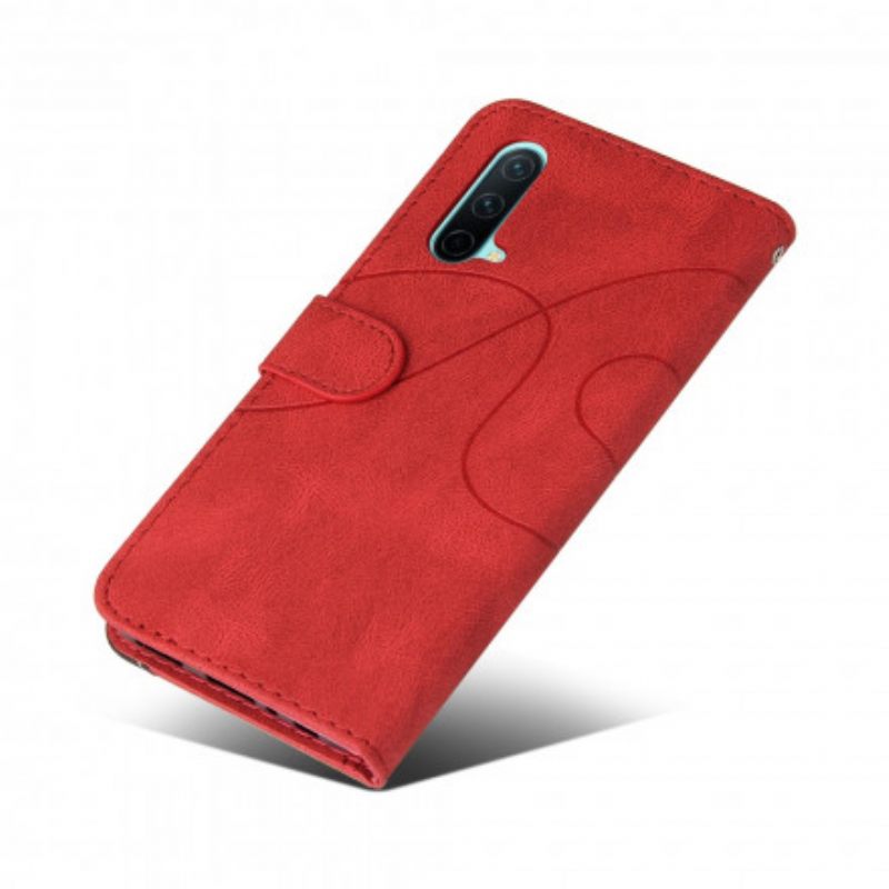 Κάλυμμα OnePlus Nord CE 5G Δίχρωμο Signature Faux Leather