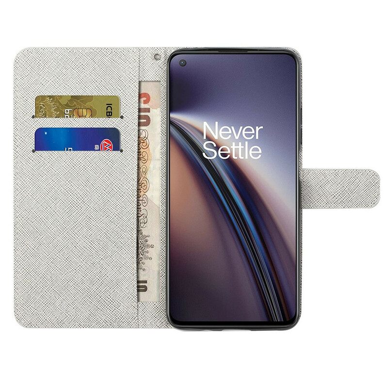 Κάλυμμα OnePlus Nord CE 5G με κορδονι Λουλούδια Lunar Strap