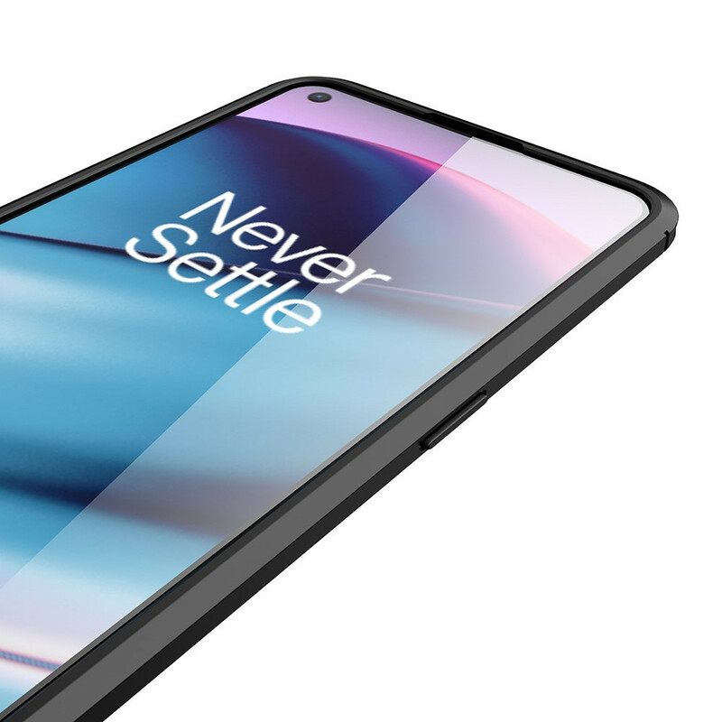 θηκη κινητου OnePlus Nord CE 5G Δερμάτινο Εφέ Litchi Double Line