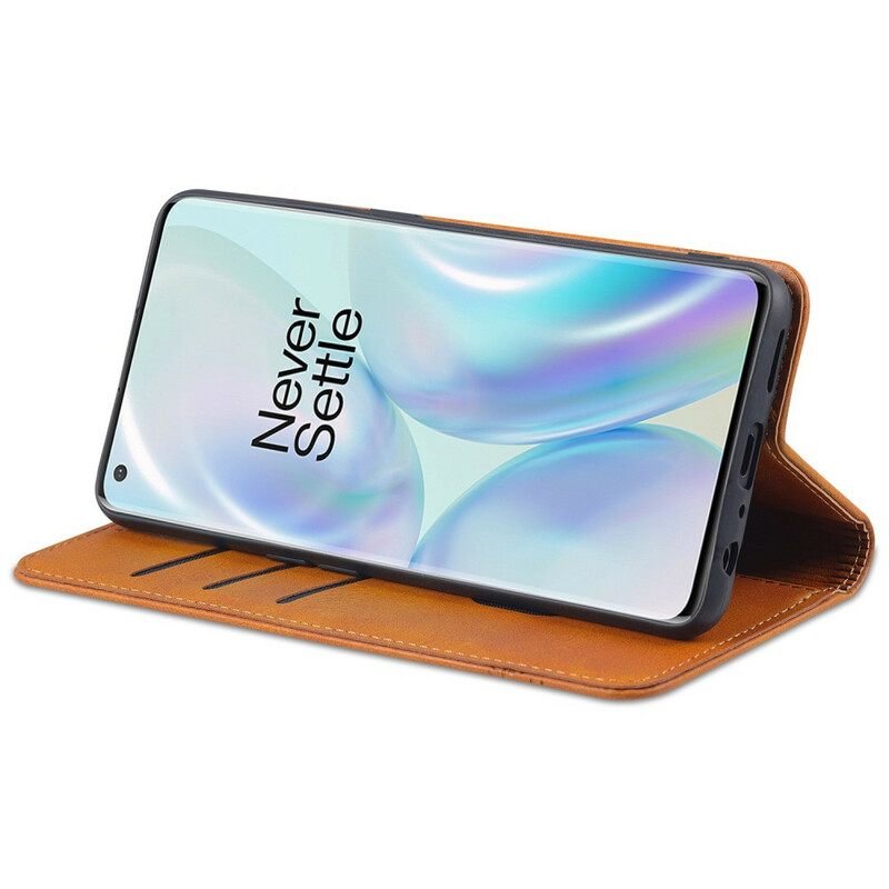 θηκη κινητου OnePlus Nord CE 5G Θήκη Flip Azns Styling Δέρματος