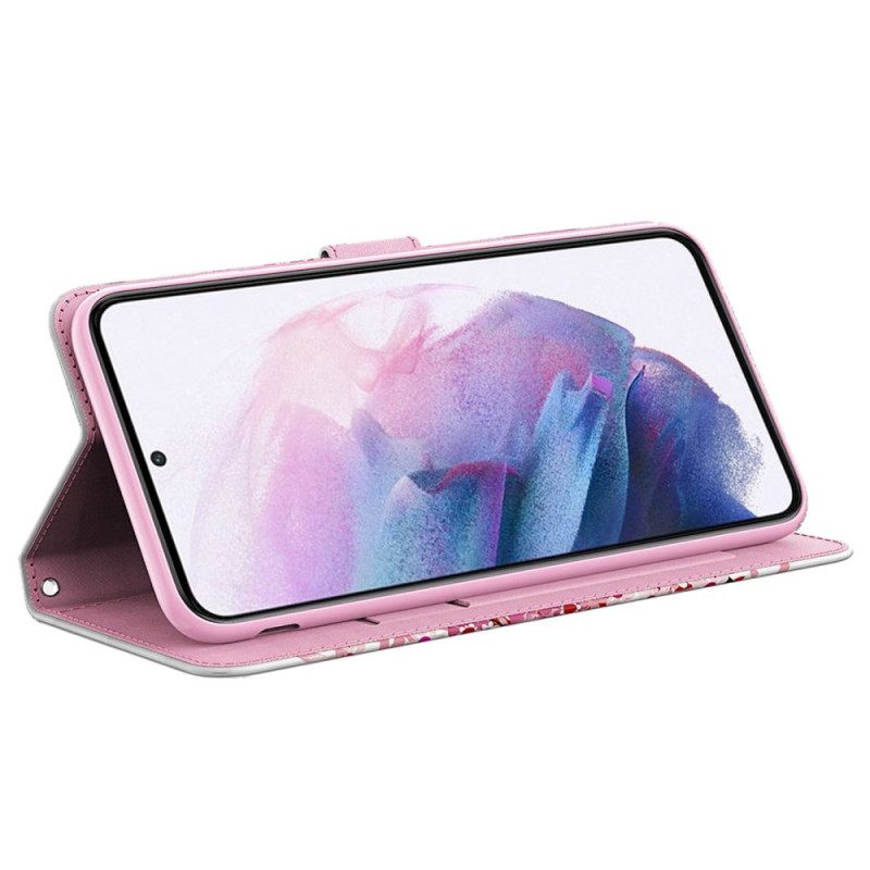 Κάλυμμα Samsung Galaxy A23 5G με κορδονι Strappy Rose Tree