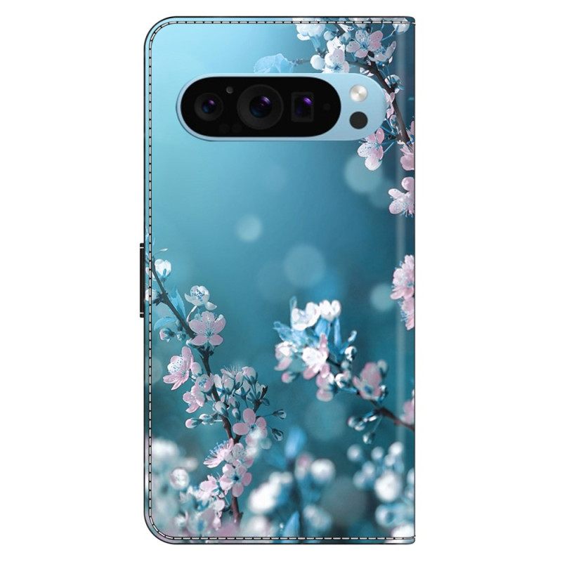 Δερματινη Θηκη Google Pixel 9 Pro Xl Plum Blossoms