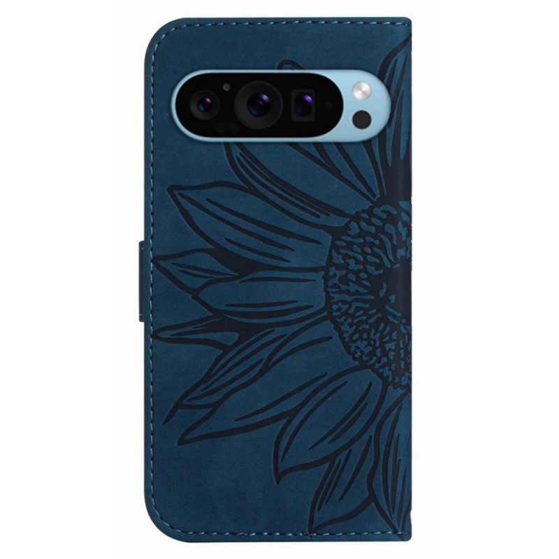 Θηκη Κινητου Google Pixel 9 Pro Xl Sunflower Print Με Λουράκι