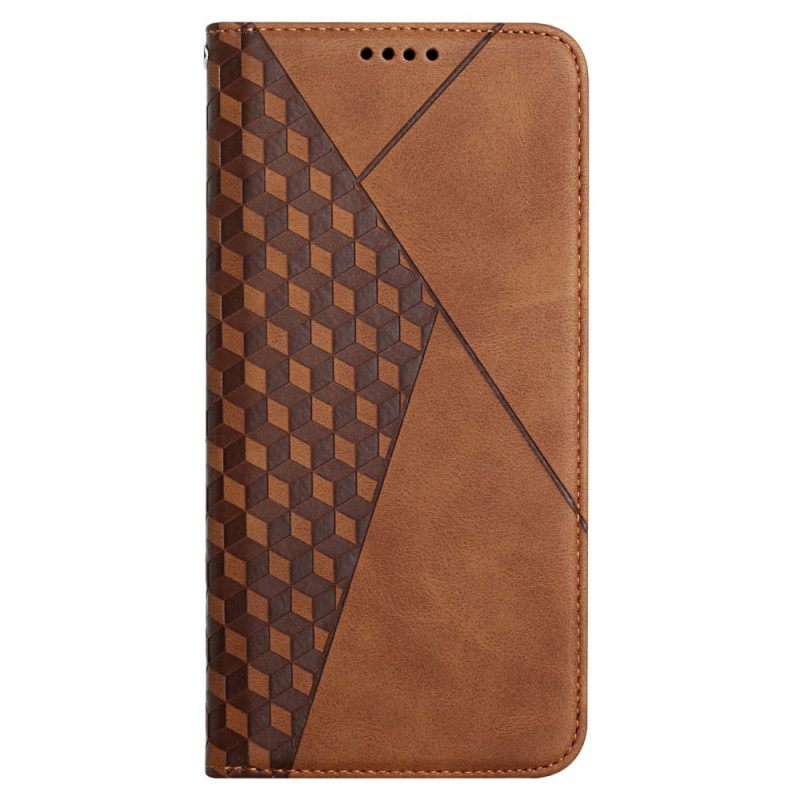 θηκη κινητου Samsung Galaxy A72 4G / A72 5G Θήκη Flip Εφέ Geo Leather