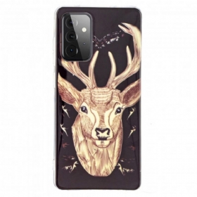 Θήκη Samsung Galaxy A72 4G / A72 5G Fluorescent Majestic Deer