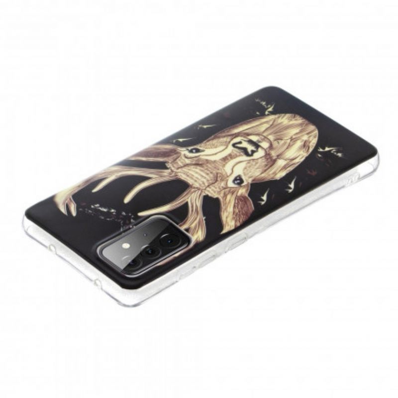 Θήκη Samsung Galaxy A72 4G / A72 5G Fluorescent Majestic Deer