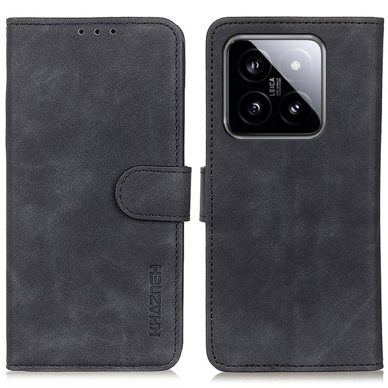 Θηκη Κινητου Xiaomi 14 Pro Θήκες Κινητών Vintage Faux Leather Khazneh