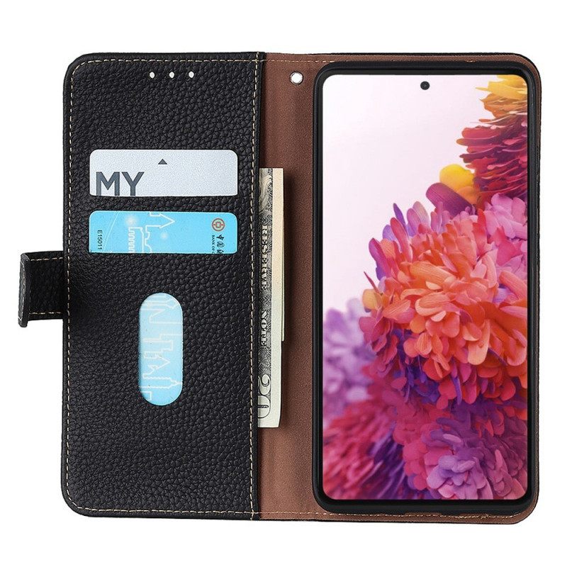 Κάλυμμα Samsung Galaxy M53 5G Khazneh Lychee Leather