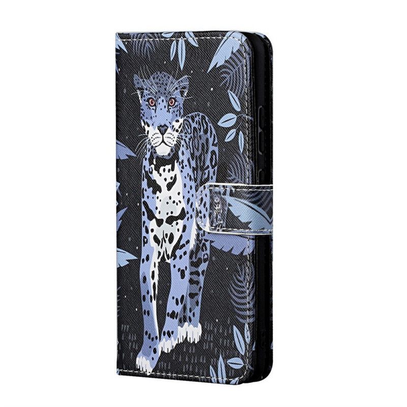 Κάλυμμα Samsung Galaxy M53 5G με κορδονι Strappy Leopard