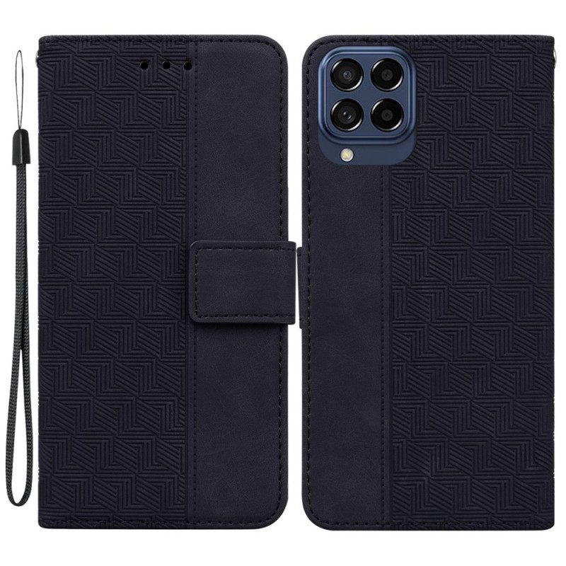 Κάλυμμα Samsung Galaxy M53 5G με κορδονι Strappy Pattern