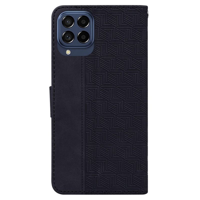 Κάλυμμα Samsung Galaxy M53 5G με κορδονι Strappy Pattern