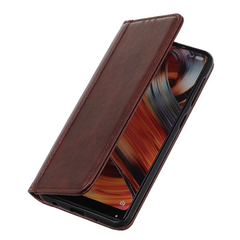 Θήκη Flip Samsung Galaxy M53 5G Litchi Split Leather