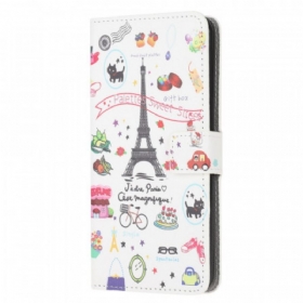 Θήκη Flip Samsung Galaxy M53 5G Μου Αρέσει Το Παρίσι