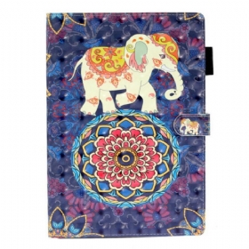 δερματινη θηκη iPad 10.2" (2020) (2019) Ινδικοί Ελέφαντες