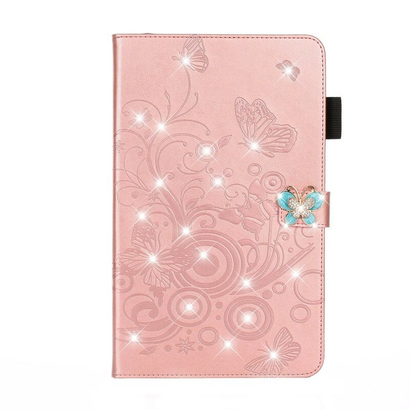 Κάλυμμα iPad 10.2" (2020) (2019) Diamond Butterflies Leather Effect