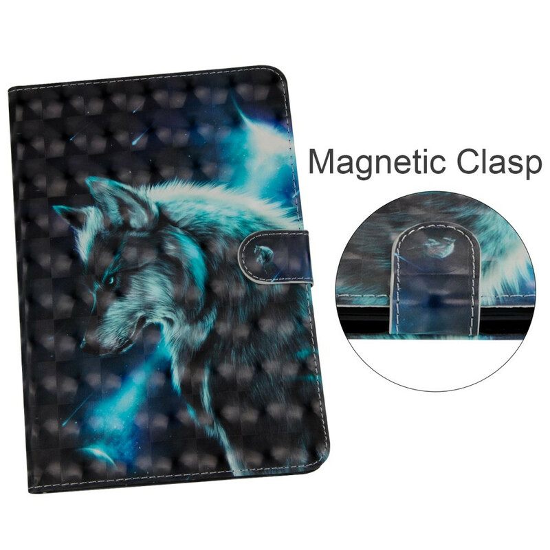 Θήκη Flip iPad 10.2" (2020) (2019) Light Spot Wolf